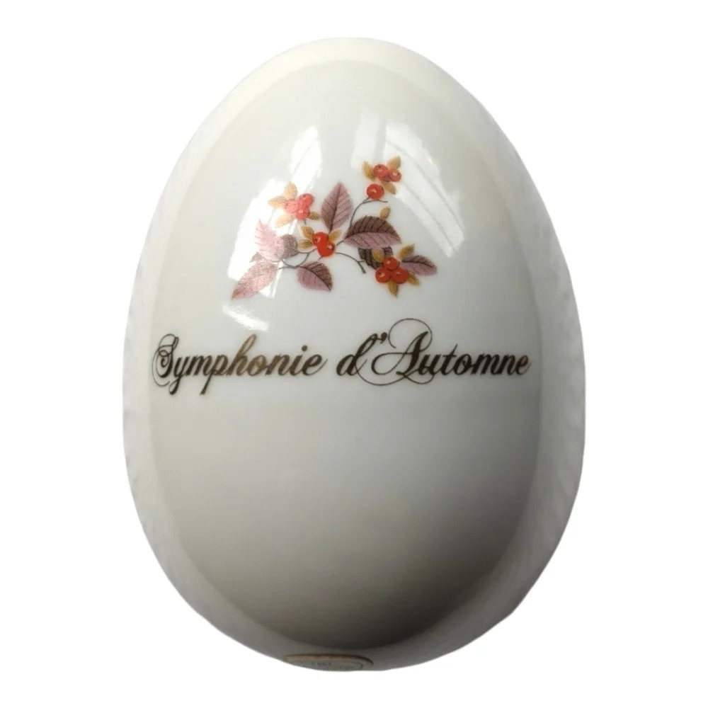 Avon  Vintage 1987 Porcelain Decorative Egg Autumn's Color Hand Painted - Picture 3 of 7